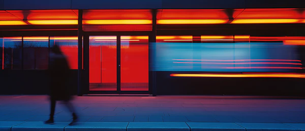 Dynamism in Urban Sunset