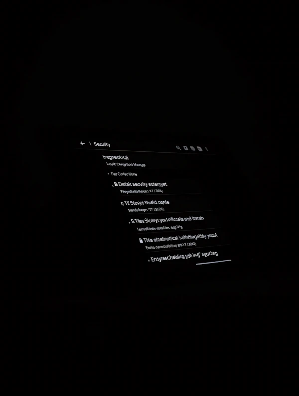 Illuminated Screen Focus