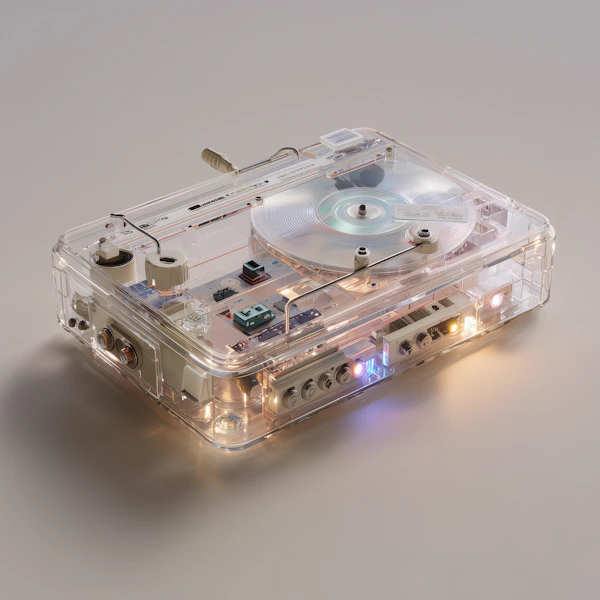 Transparent Cassette Player