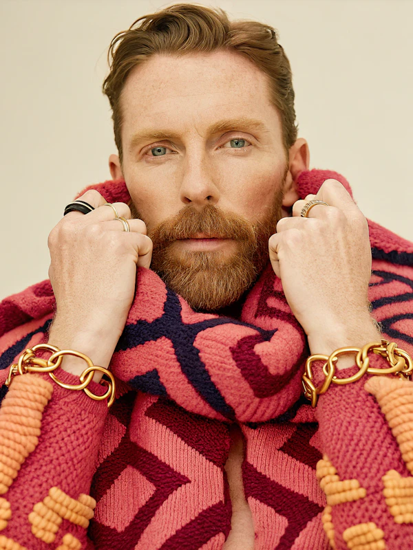 Fashion Portrait with Red-Haired Individual