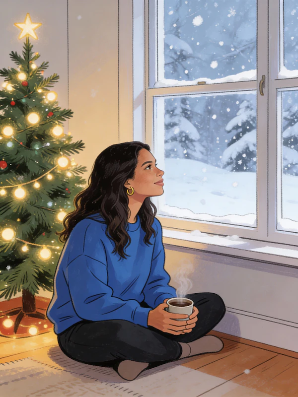 Cozy Winter Reflection
