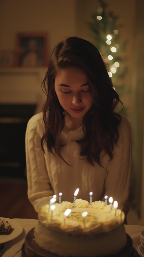 Contemplative Birthday Moment