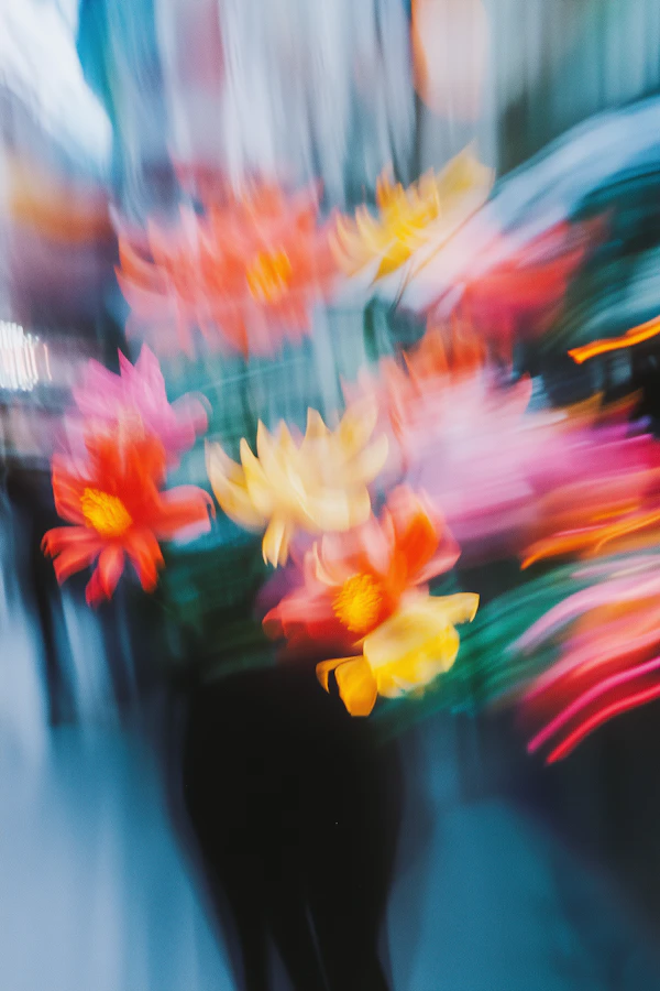 Vibrant Abstract Flowers