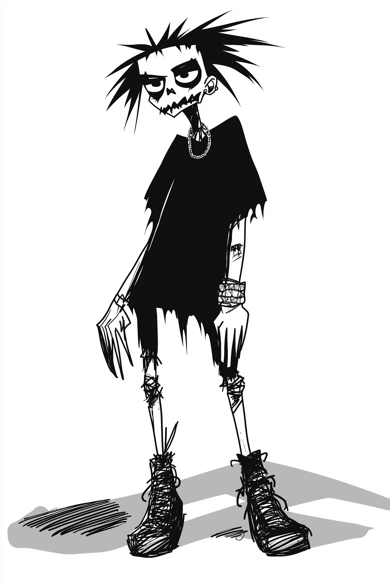 Stylized Skeletal Character