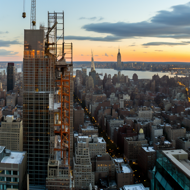 Dusk over Emerging Metropolis