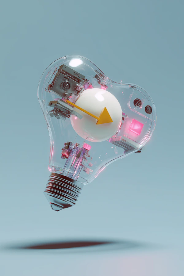Futuristic Light Bulb