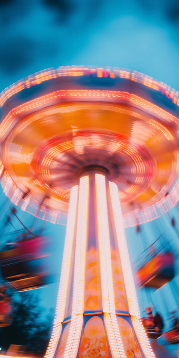 Spinning Amusement Park Ride