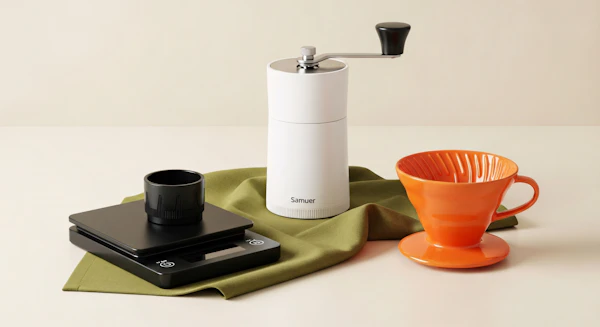 Coffee Brewing Setup
