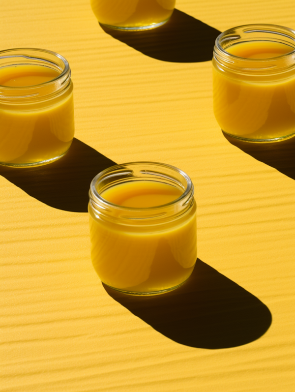 Monochromatic Yellow Jars with Shadows