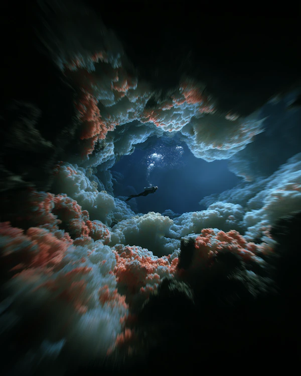 Surreal Underwater Scene