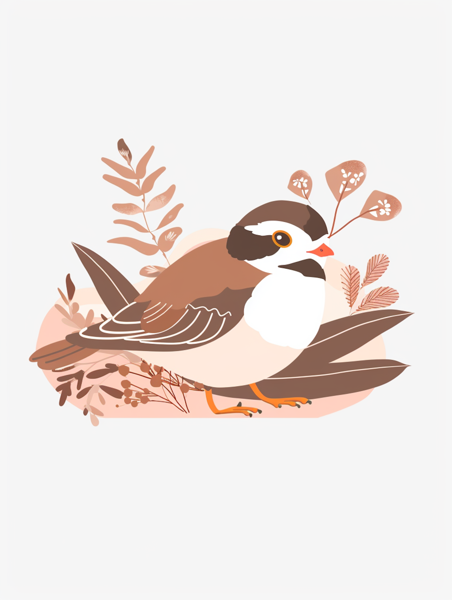 Stylized Bird Illustration