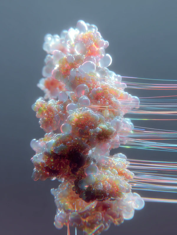 Iridescent Bubble Art
