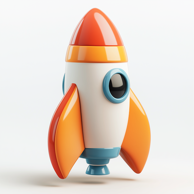 Stylized Rocket Ship