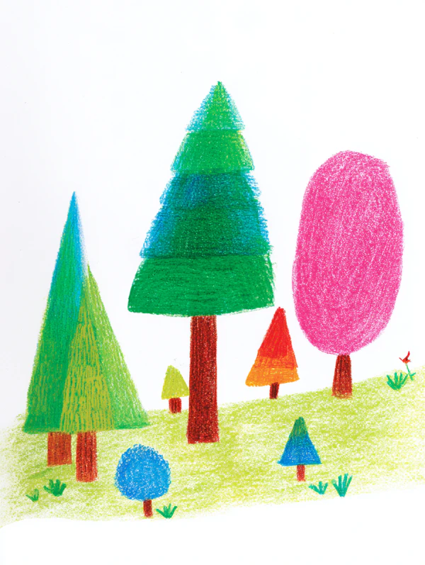 Whimsical Forest Scene