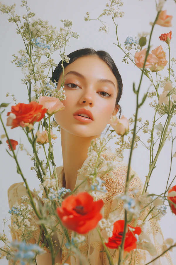 Ethereal Floral Portrait