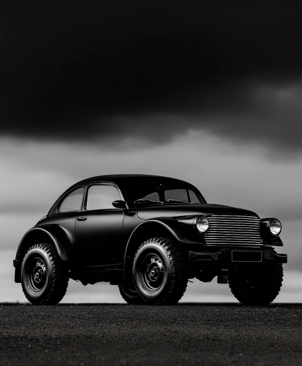 Vintage Hybrid Car