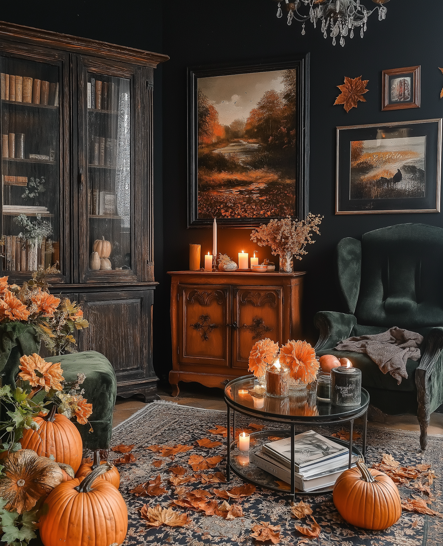 Cozy Autumn Living Room