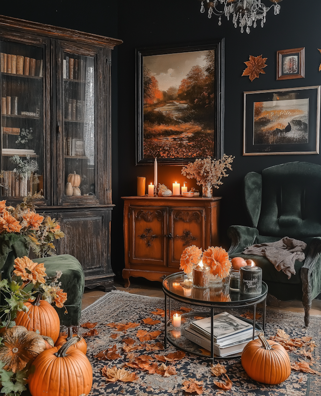 Cozy Autumn Living Room