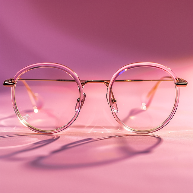 Serene Pink Glasses