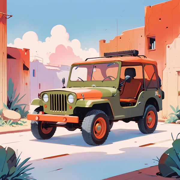 Vintage Off-Road Vehicle