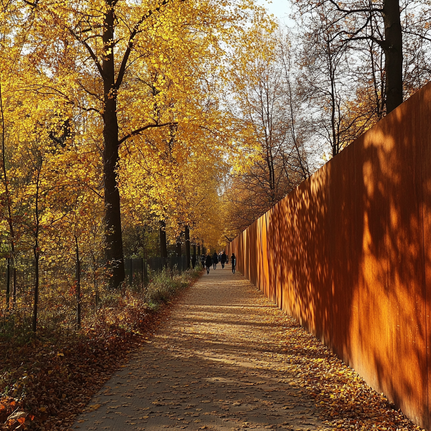 Serene Autumn Pathway