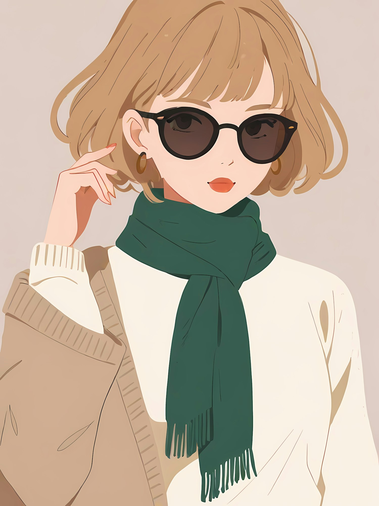 Stylish Woman Illustration