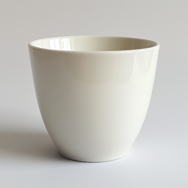 Elegant White Ceramic Cup