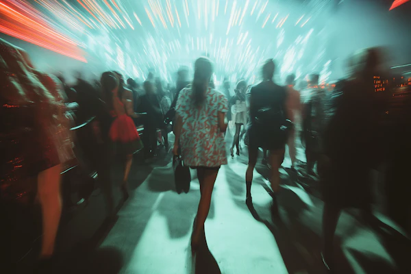 Vibrant Nightclub Scene