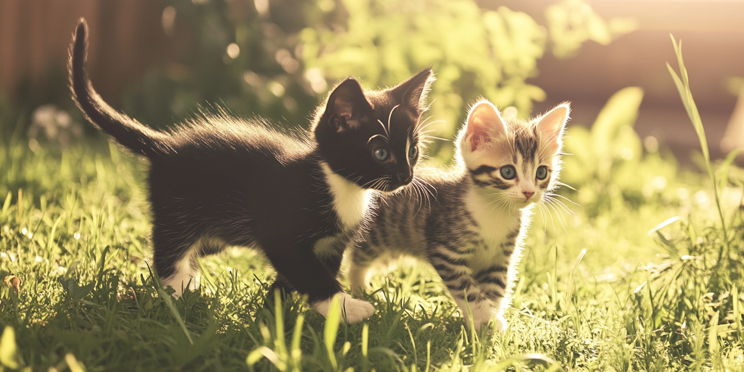 Kittens Exploring