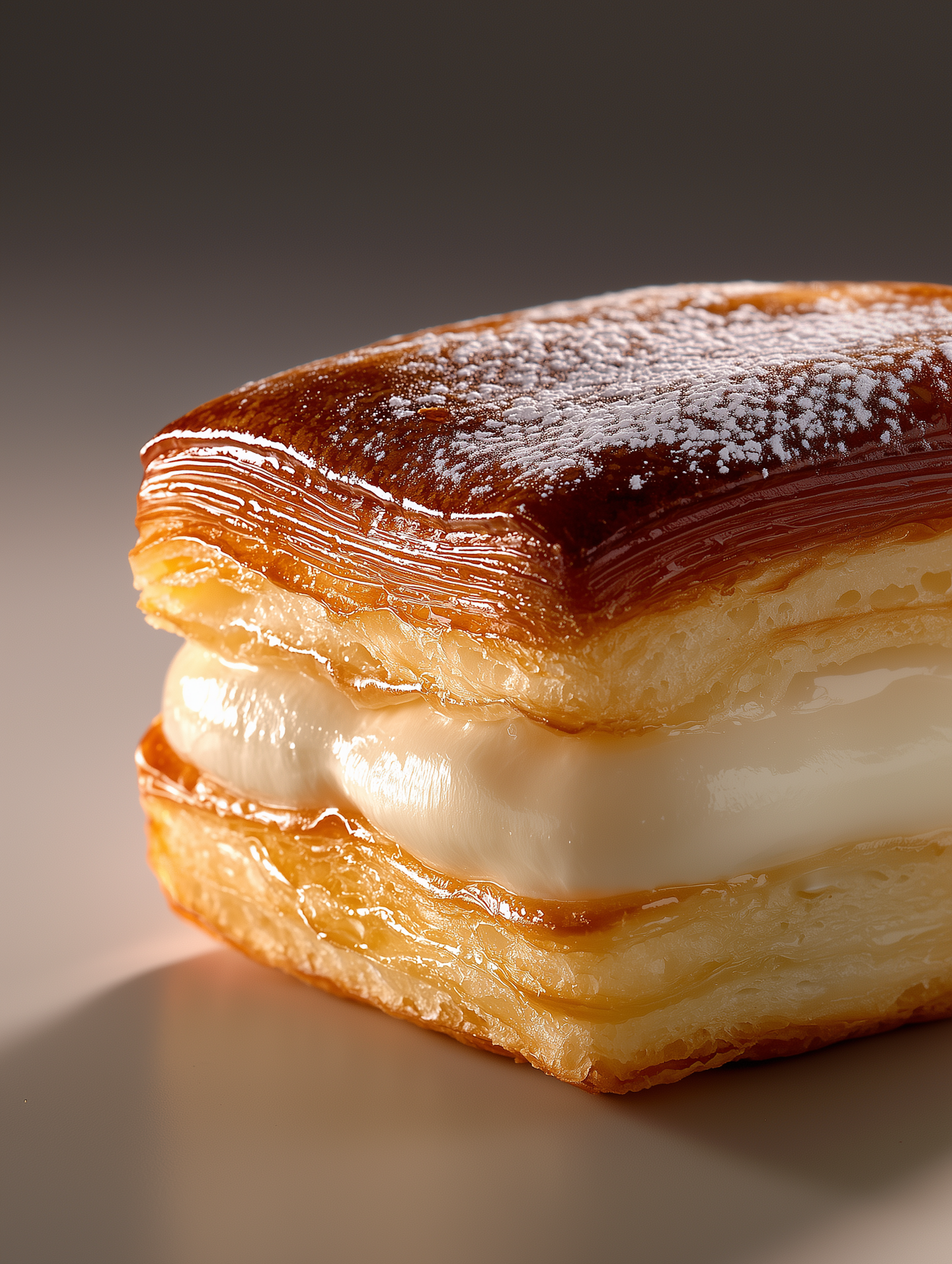 Close-up of Mille-Feuille Pastry