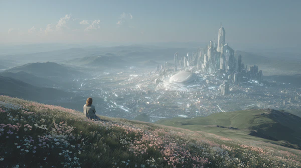 Contemplative City View