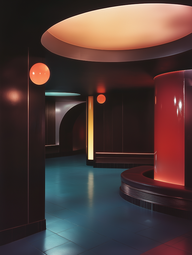 Futuristic Interior Space