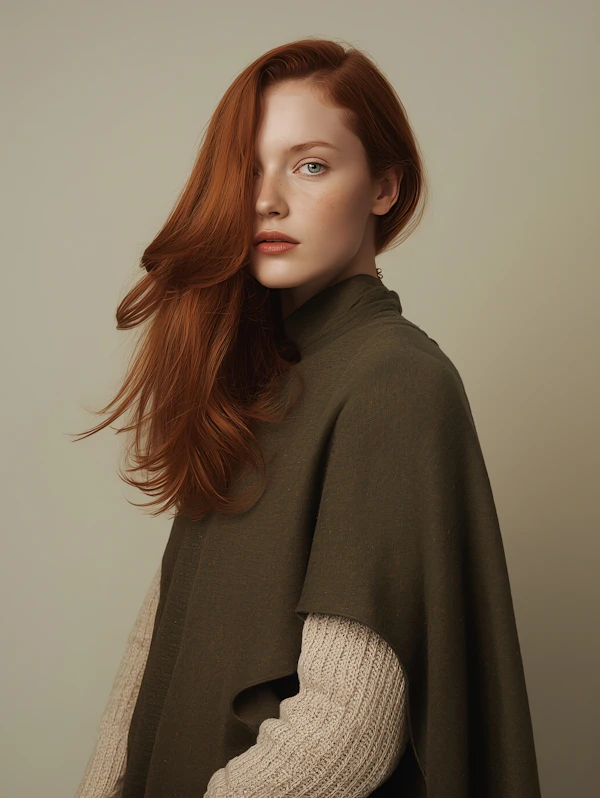 Portrait of Red-Haired Woman
