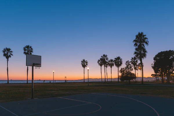 Sunset Venice Basketball Court