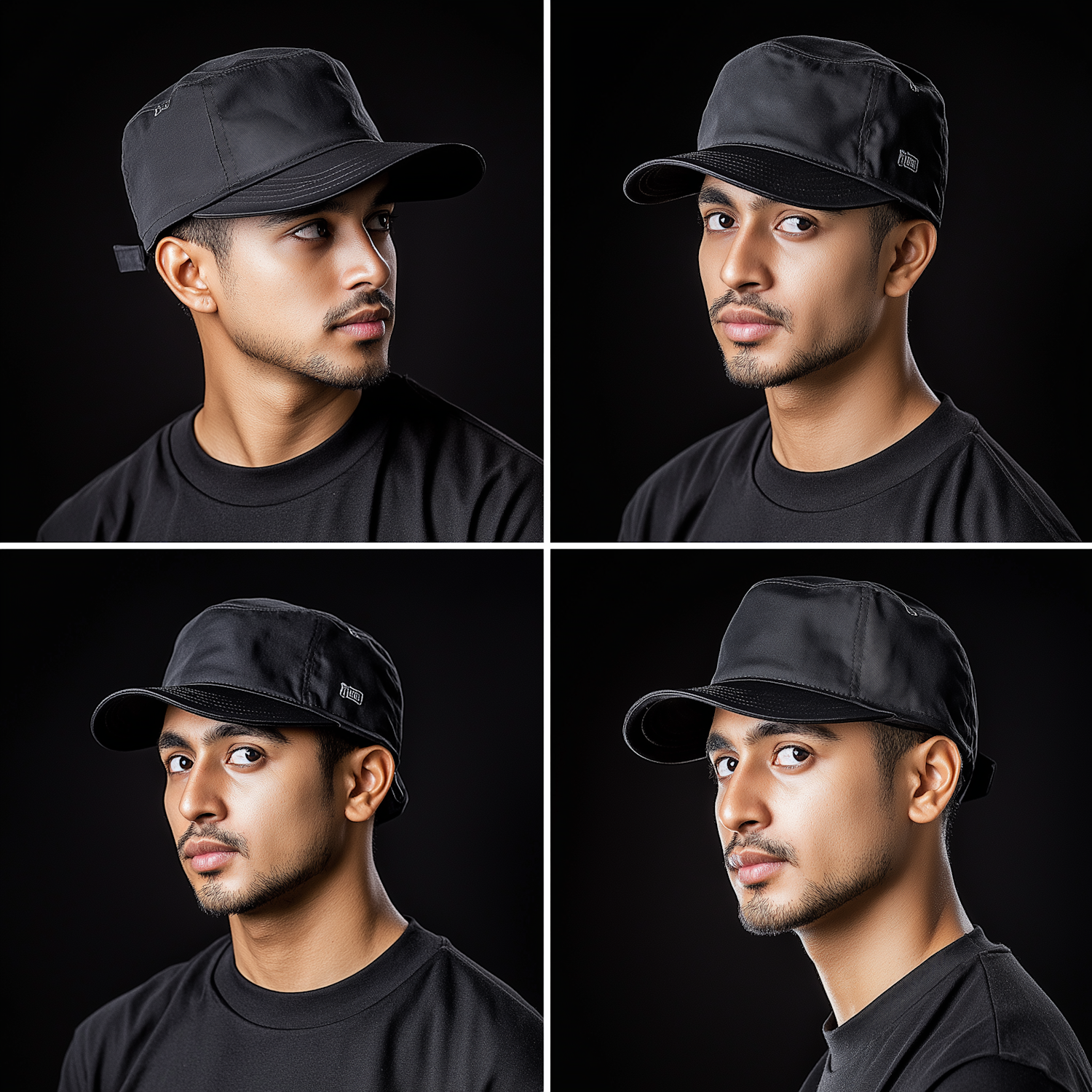 Portrait of Young Man in Black Cap