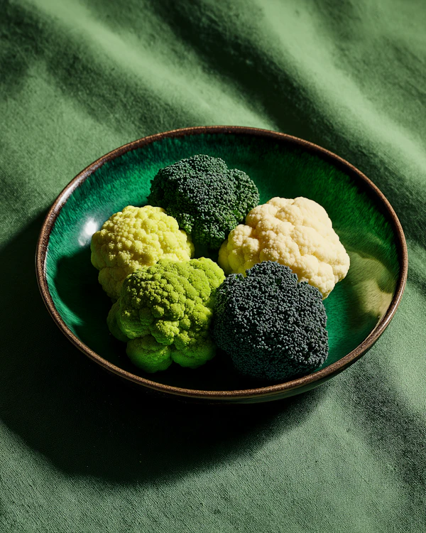 Broccoli and Cauliflower