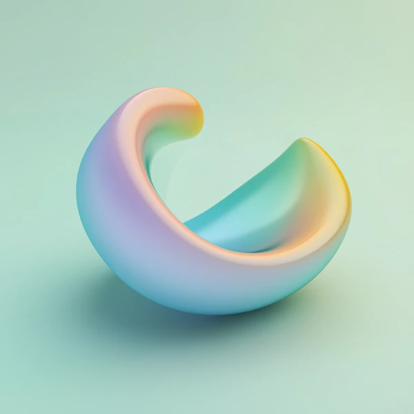 Pastel Gradient Ribbon