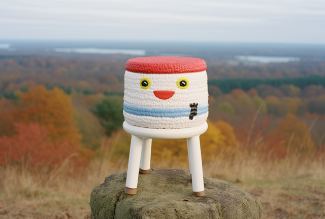 Sunny Stoolie the Anthropomorphic Drum-Stool