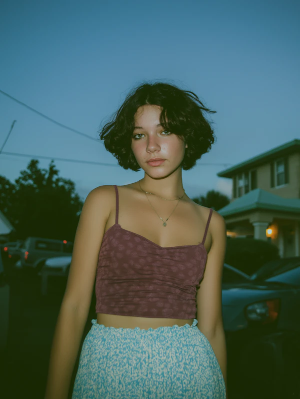 Twilight Portrait Outdoors