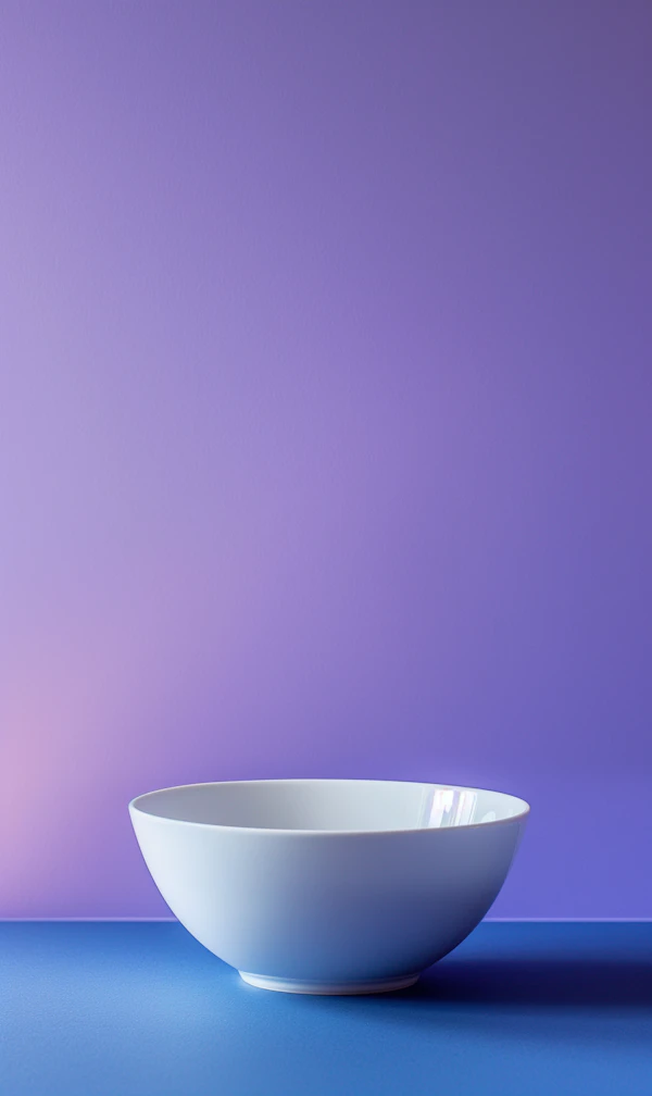 Minimalist Composition with Ceramic Bowl