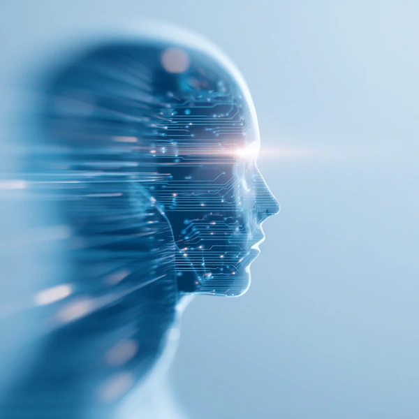 Futuristic AI Profile