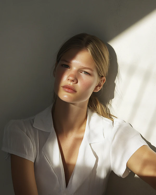 Serene Minimal Portrait