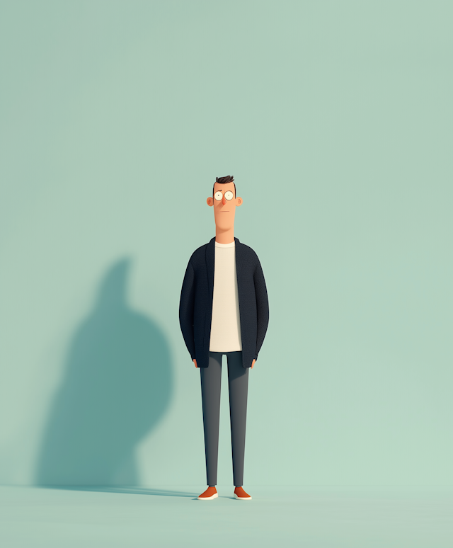 Stylized Male Cartoon Character