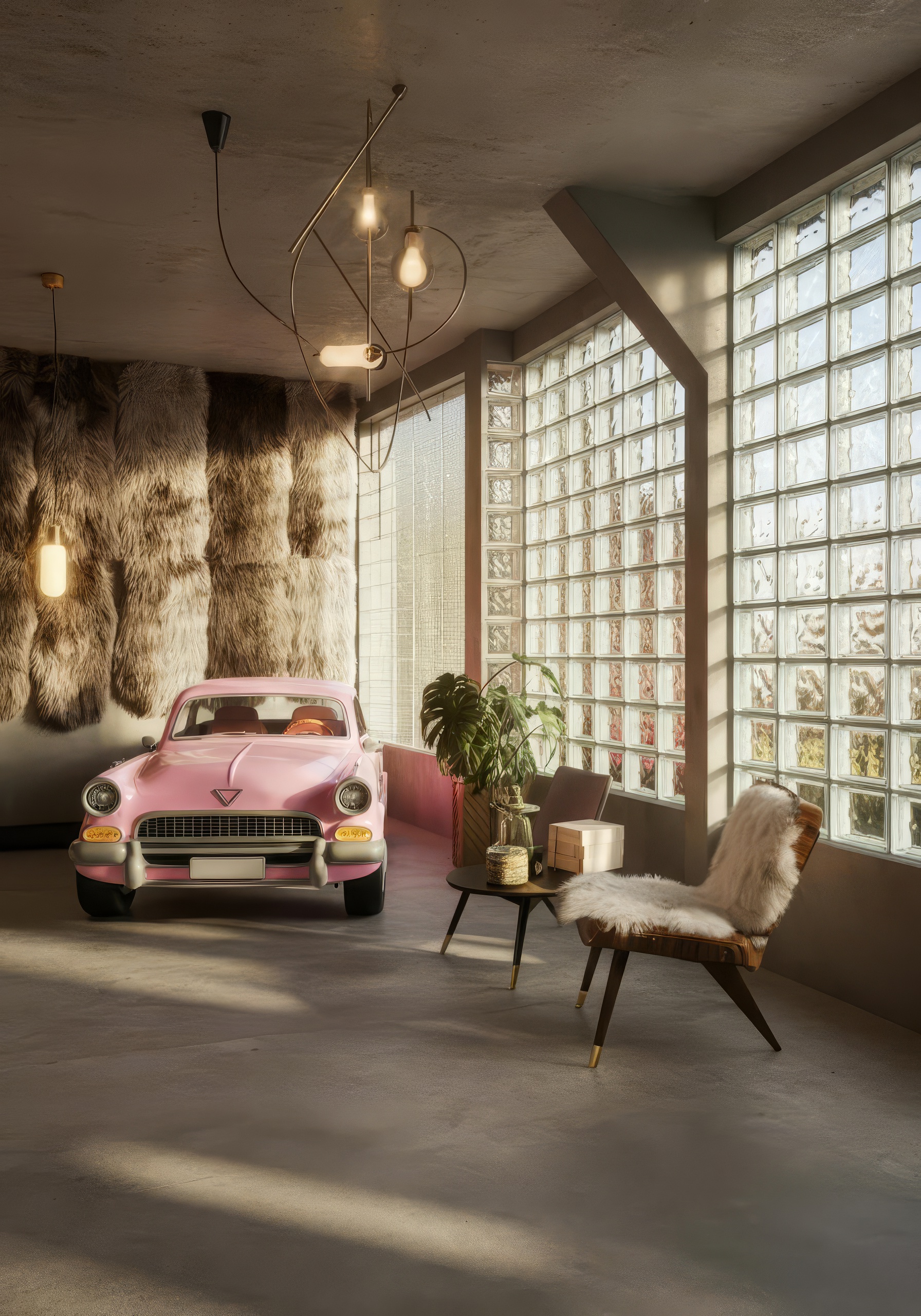 Vintage Car Interior Decor Photo on Lummi
