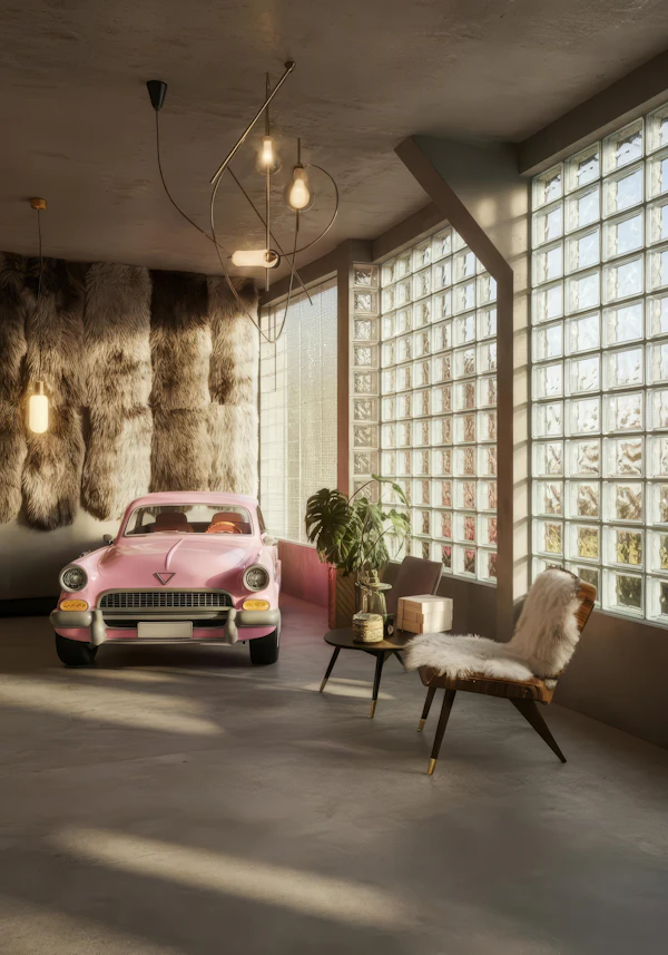 Vintage Car Interior Decor