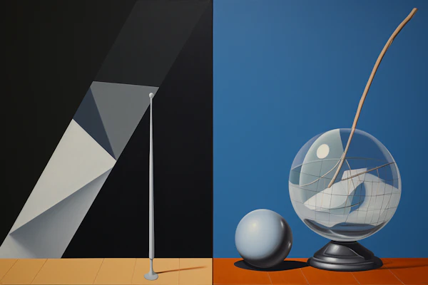 Equilibrium in Contrasts: Abstract Geometries and Surreal Spheres