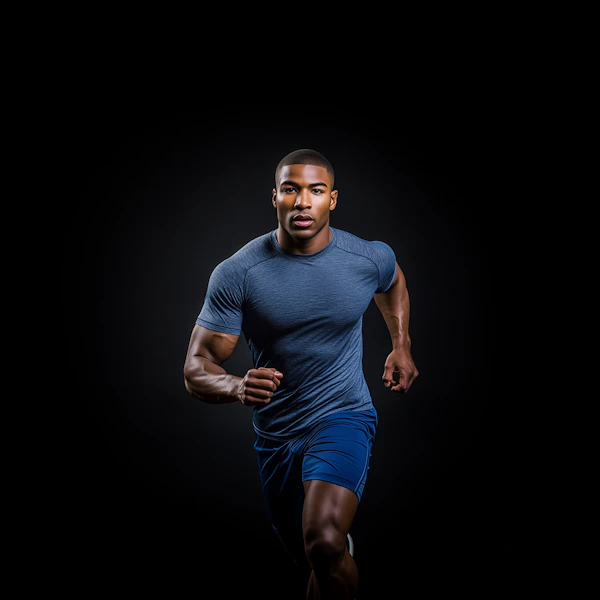 Focused Runner Portrait
