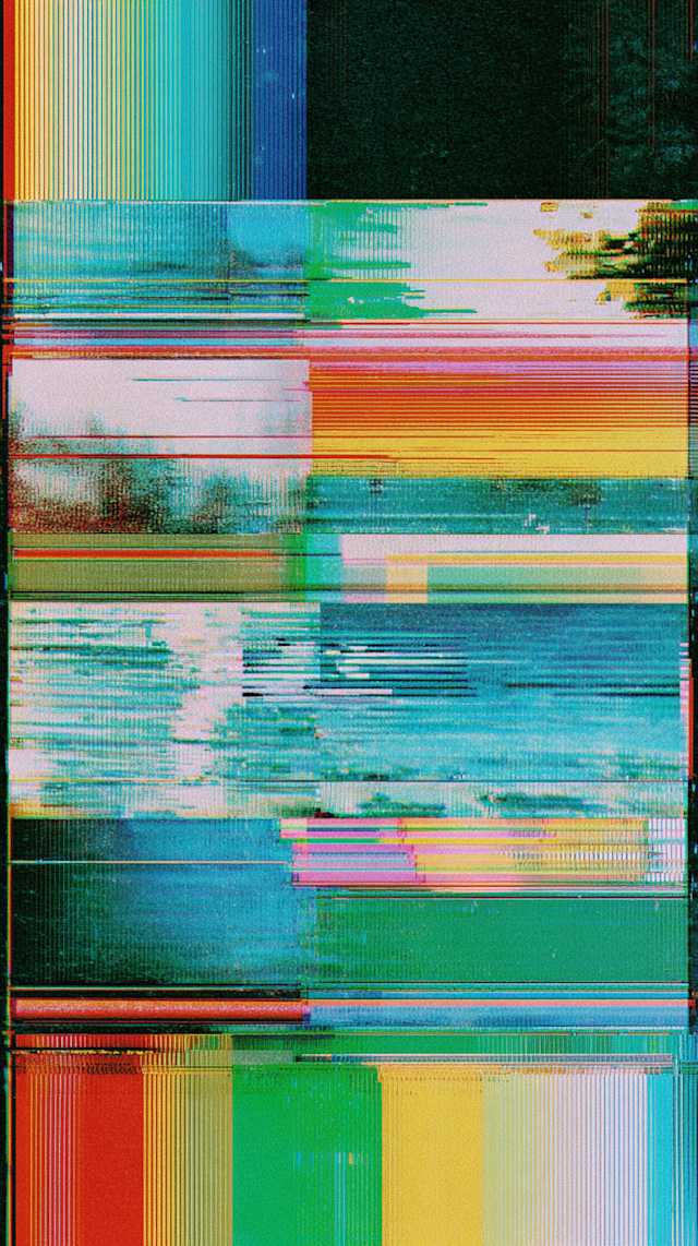 Vibrant Digital Abstract