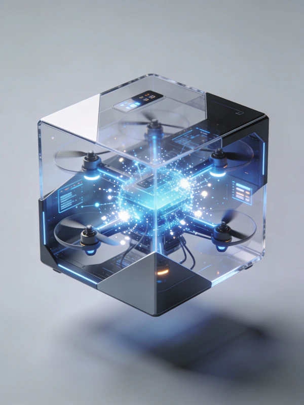 Futuristic Drone Display