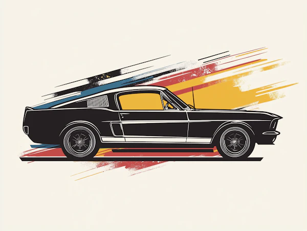 Classic Muscle Car Art